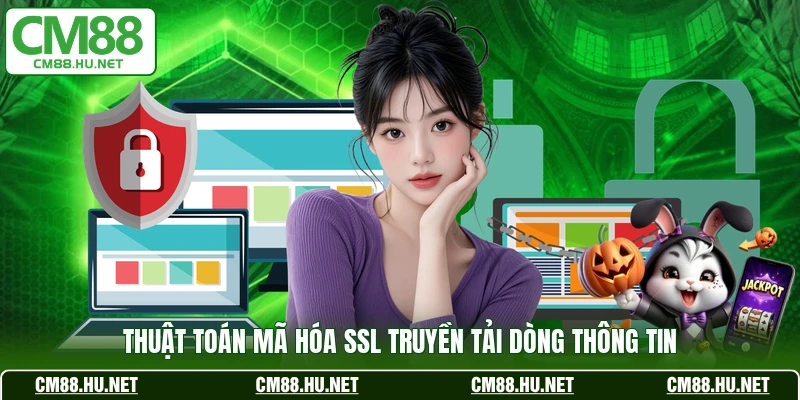 Thuật toán mã hóa SSL truyền tải dòng thông tin