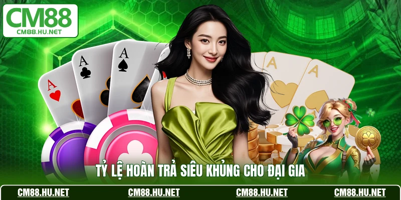 Tỷ lệ hoàn trả siêu khủng cho đại gia 